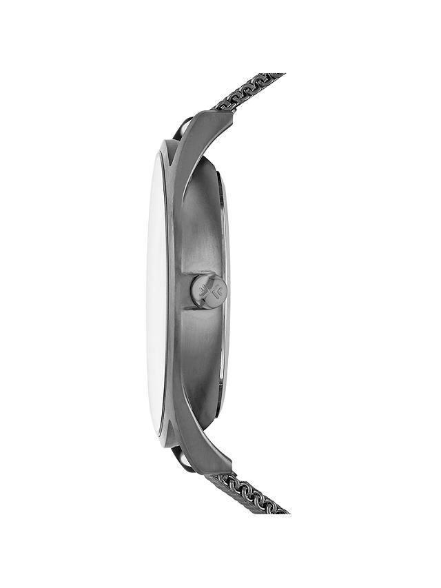 Skagen SKW6180 Men's Holst Chronograph Stainless Steel Mesh Bracelet Strap Watch, Gunmetal/Black