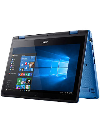 Acer Aspire R3-131T Convertible Laptop, Intel Pentium, 4GB RAM, 500GB, 11.6" Touch Screen, Blue