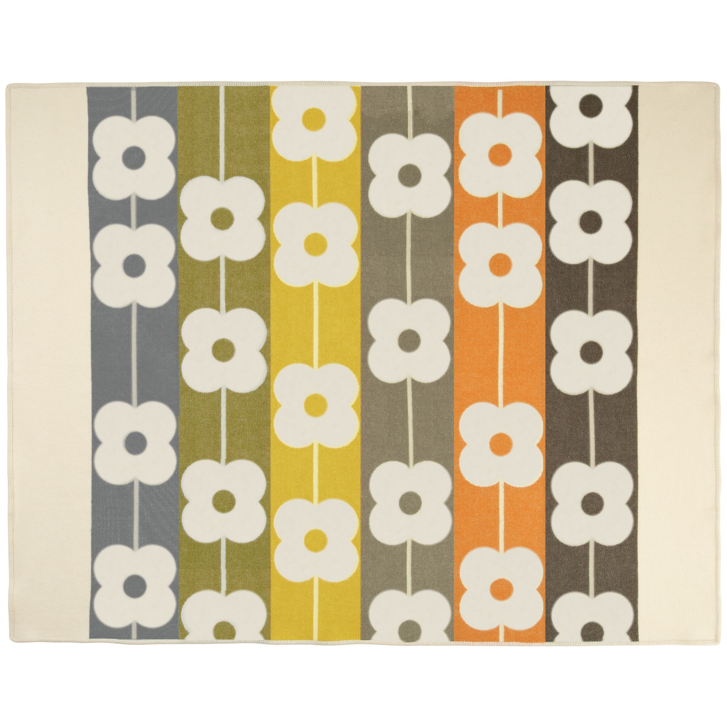 Orla Kiely Giant Abacus Flower Throw At John Lewis Partners