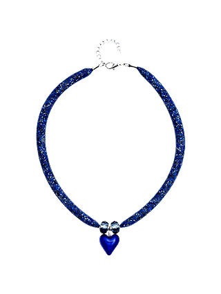 Martick Spacedust Murano Heart Necklace
