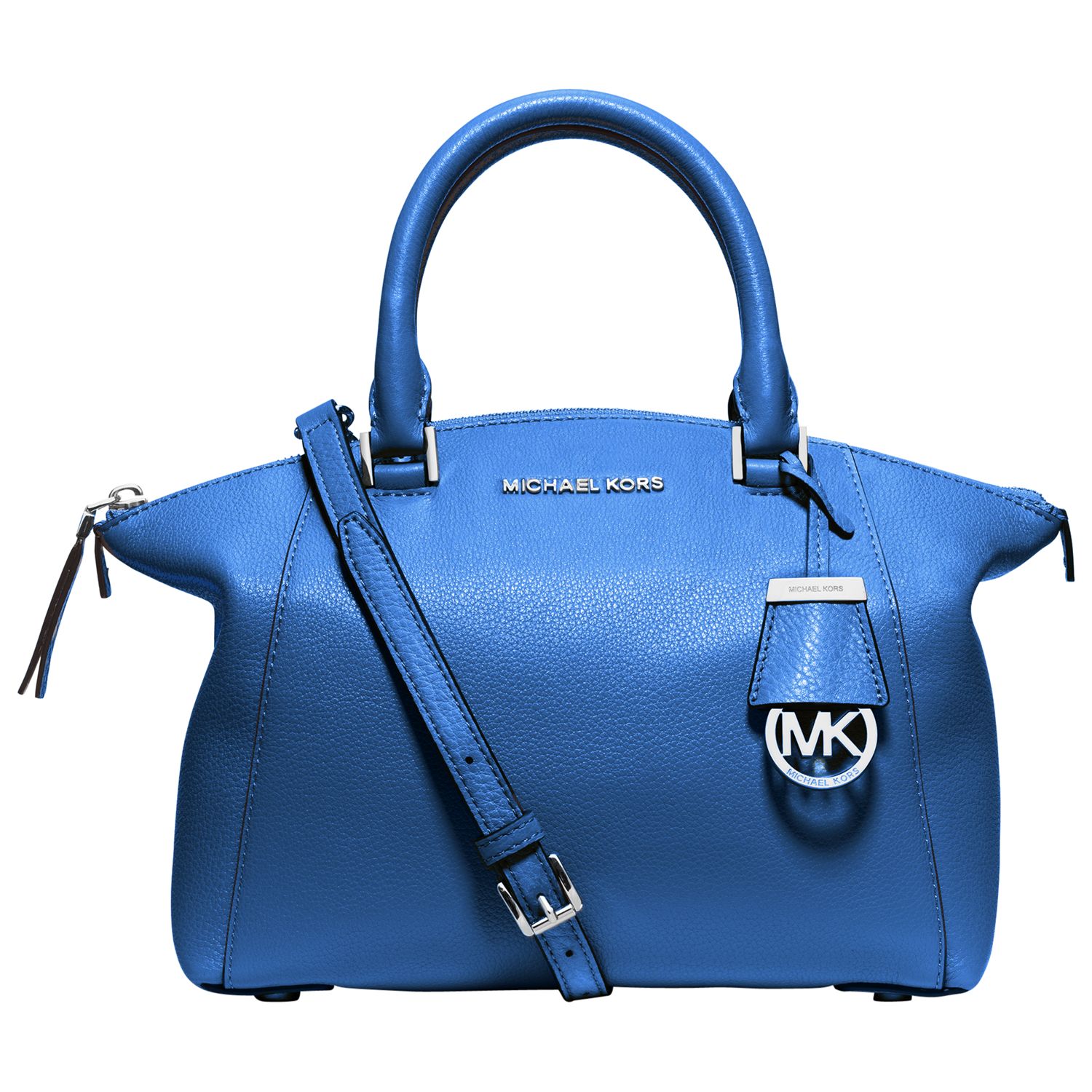 electric blue michael kors purse