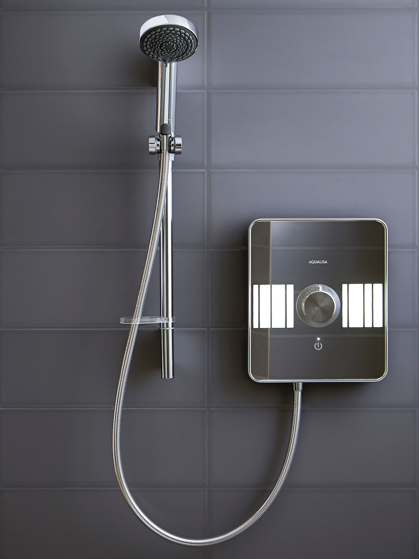 Aqualisa Lumi XT 8.5kW Electric Shower with Adjustable Head, Chrome at John Lewis & Partners