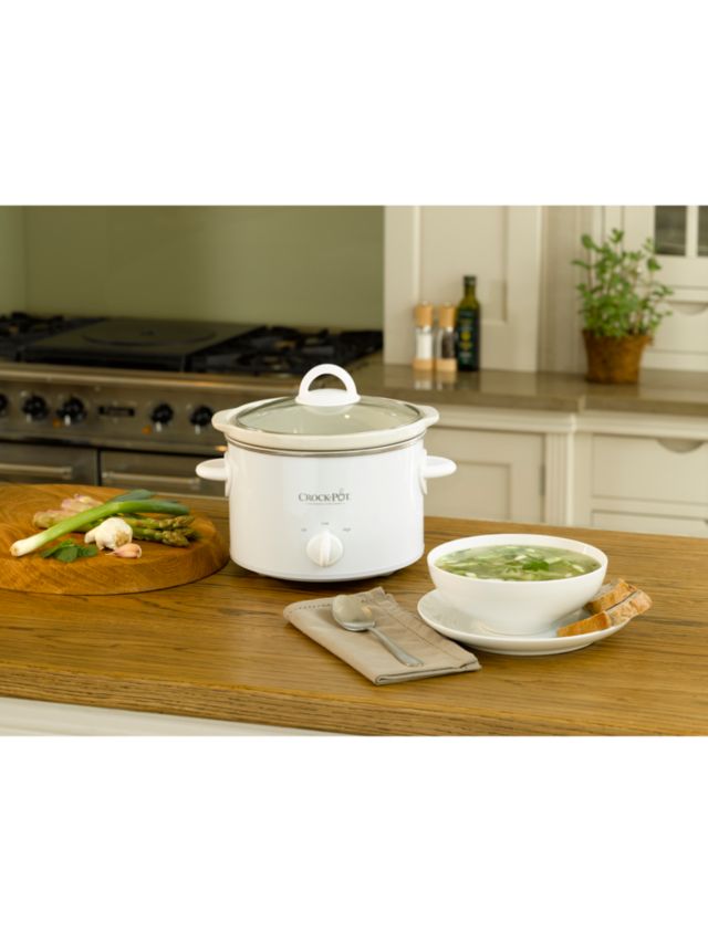 Crock-Pot Manual 2-Person 2.4 Litre Slow Cooker, White