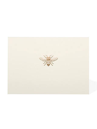 Portico Foiled Bee Notecards, Box of 10