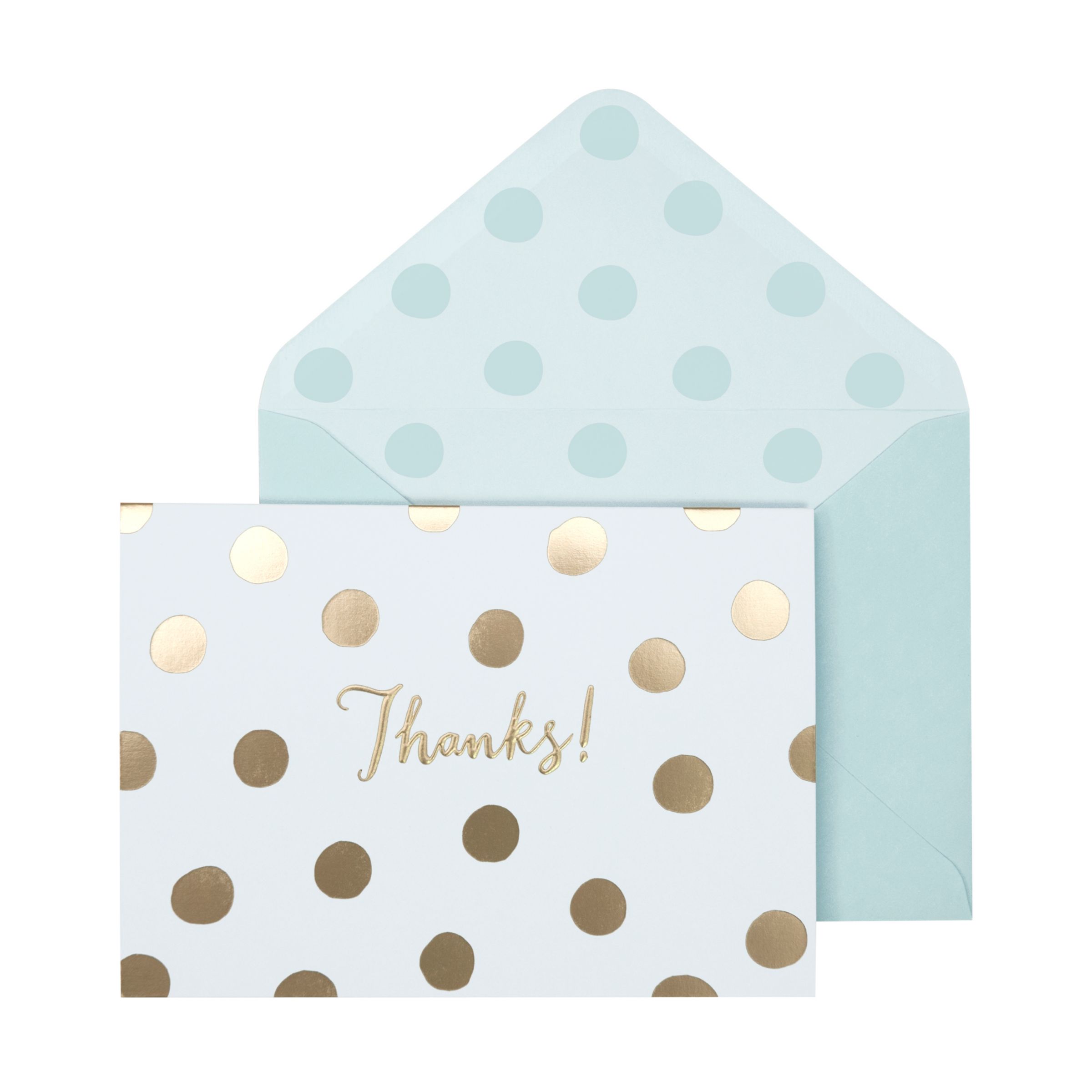 Portico Foiled Thank You Notecards Box of 10 at John