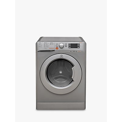 Indesit Innex XWDE751480XS Freestanding Washer Dryer, 7kg Wash/5kg Dry Load, A Energy Rating, 1400rpm Spin, Silver