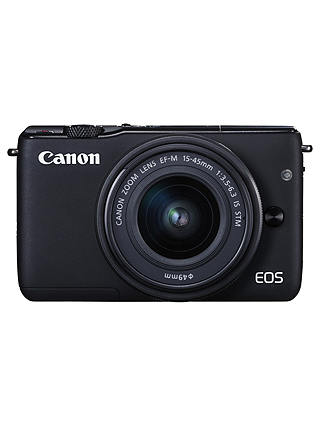Canon EOS M10 Compact System Camera with EF-M 15-45mm f/3.5-6.3 IS STM
