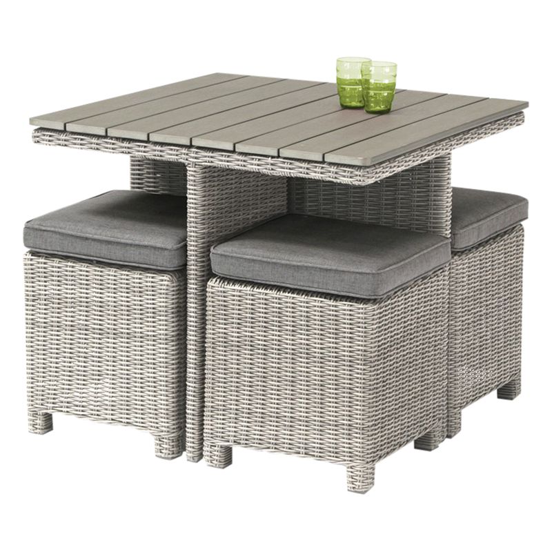 Photo of Kettler palma cube 4-seater garden table and stools set