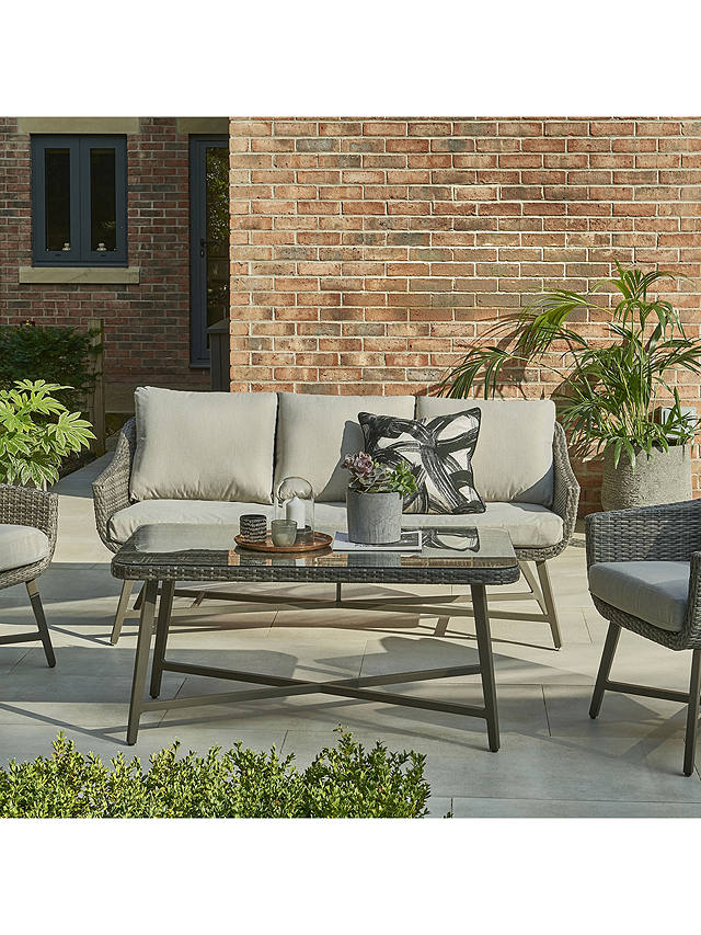 KETTLER LaMode 3-Seater Garden Lounging Sofa with Cushions