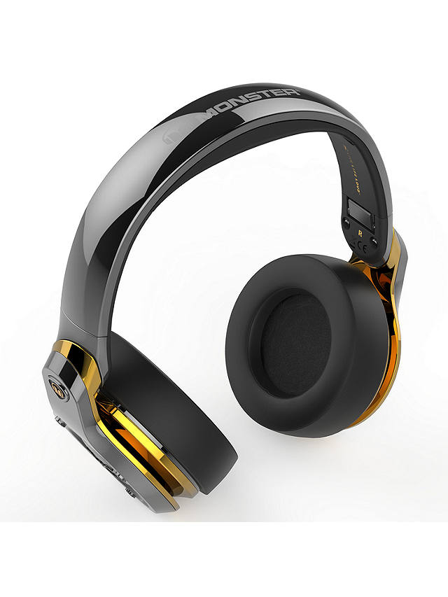 Monster ROC Sport Black Platinum Over-Ear Headphones With Built-In