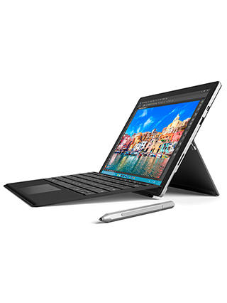 Microsoft Surface Pro 4 Tablet, Intel Core i5, 8GB RAM, 256GB, 12.3" Touch Screen with Type Cover, Black