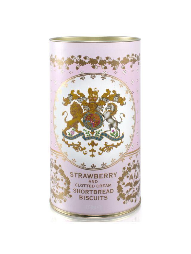 Royal Collection Georgian Shortbread Tin & Biscuits, Pink