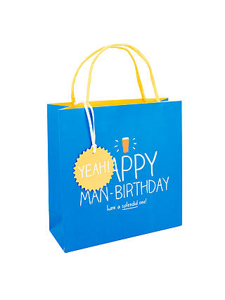 Happy Jackson Happy Man Birthday Bag, Medium