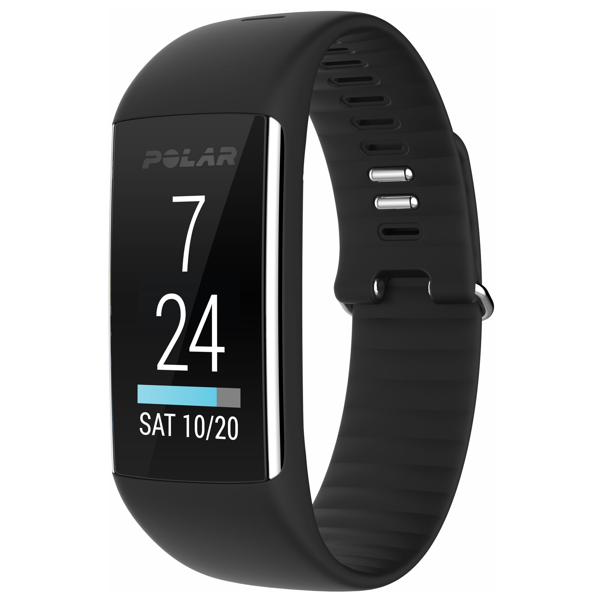 Polar A360 Fitness Tracker Sports Watch, Medium, Black