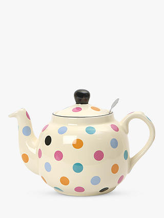 London Pottery Spot Teapot with Built-In Ceramic Filter, 2 Cup