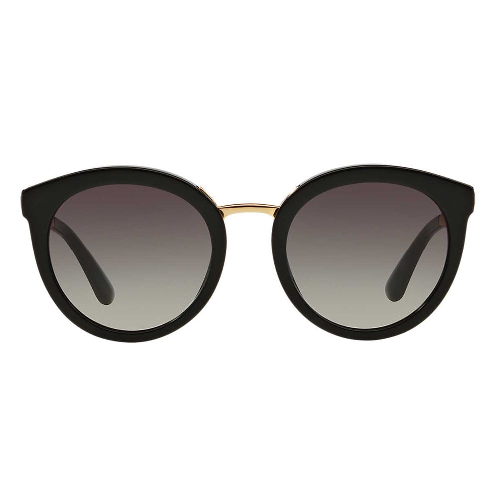 Dolce & Gabbana DG4268 Round Sunglasses, Black