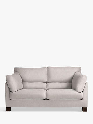 John Lewis & Partners Ikon High Back Medium 2 Seater Sofa, Henley French Grey
