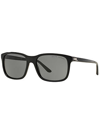 Ralph Lauren RL8142 Square Sunglasses, Black