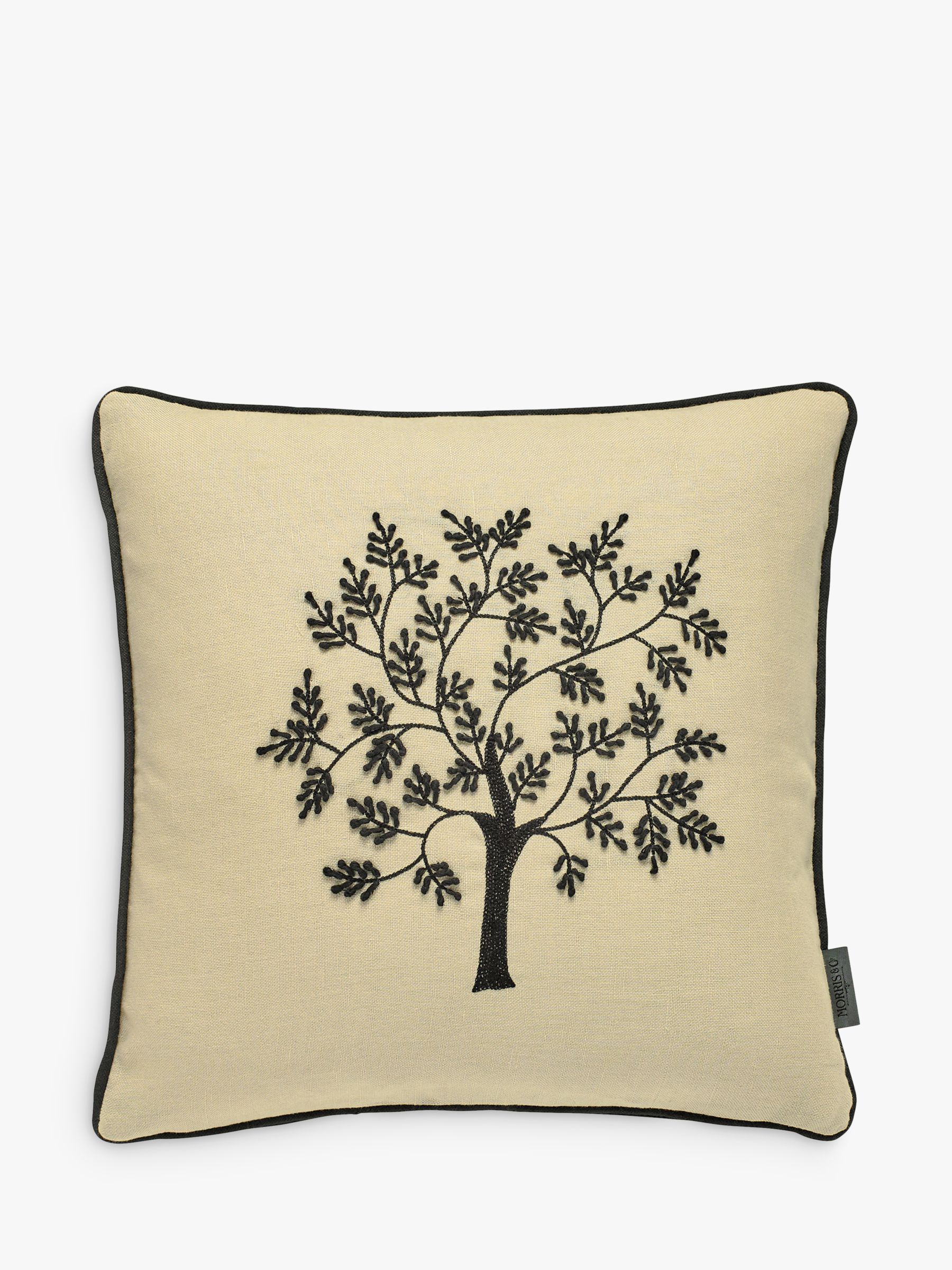 Buy Morris & Co Seaweed Cushion, Natural | John Lewis