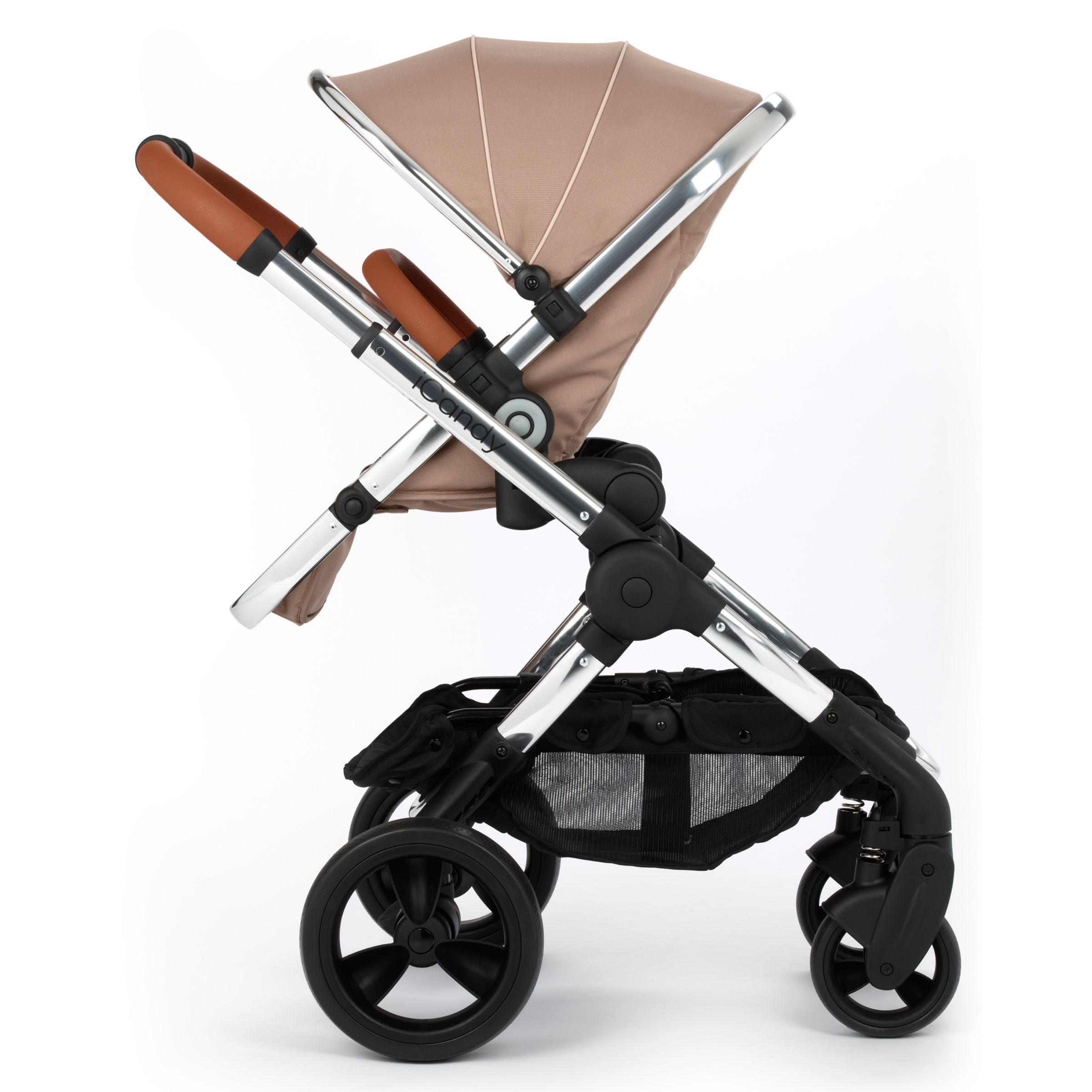 iCandy Peach Pushchair with Chrome Chassis and Butterscotch Hood at ...