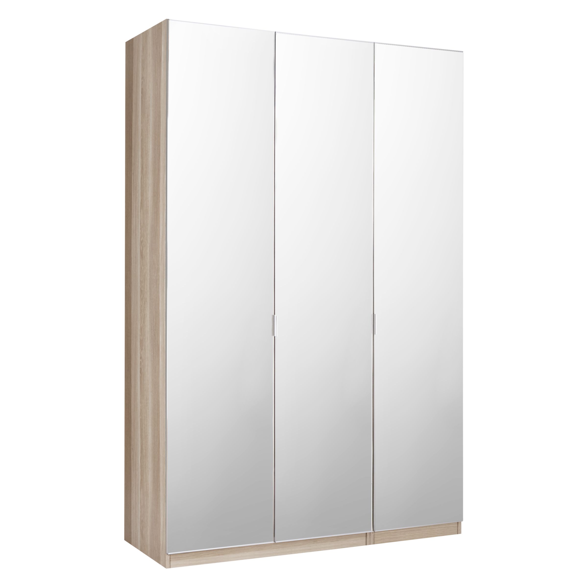 Photo of John lewis anyday mix it tall mirrored triple wardrobe mirror/grey ash