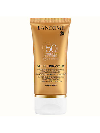 Lancôme Soleil Bronzer Protective Face Cream SPF 50, 50ml