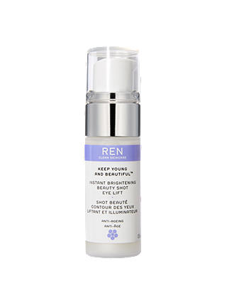 REN Clean Skincare Keep Young and Beautiful Instant Brightening Beauty Shot Eye Lift, 15ml