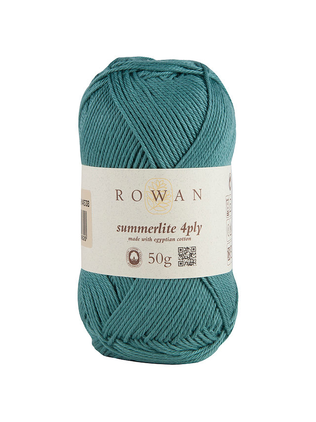 Rowan Summerlite 4ply Yarn, 50g, Aqua