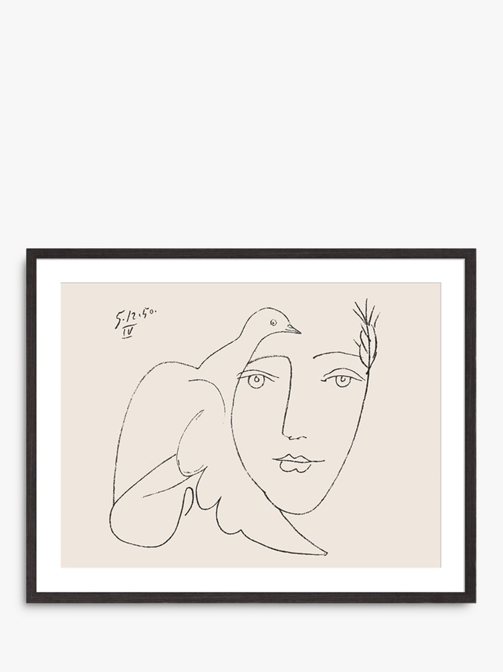 Pablo Picasso Le Visage De La Paix 60 x 80cm at John  Lewis 