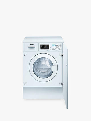 Siemens iQ500 WK14D541GB Integrated Washer Dryer, 7kg Wash/4kg Dry Load, B Energy Rating, 1400rpm Spin