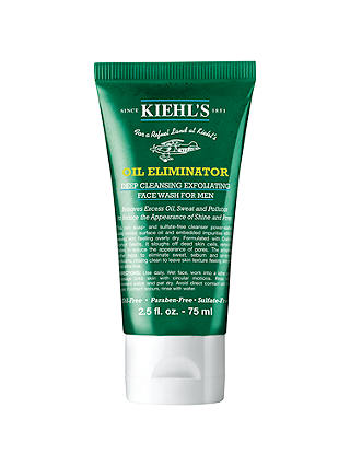 Kiehl's Oil Eliminator Deep Cleansing Exfoliating Face Wash For Men, 75ml