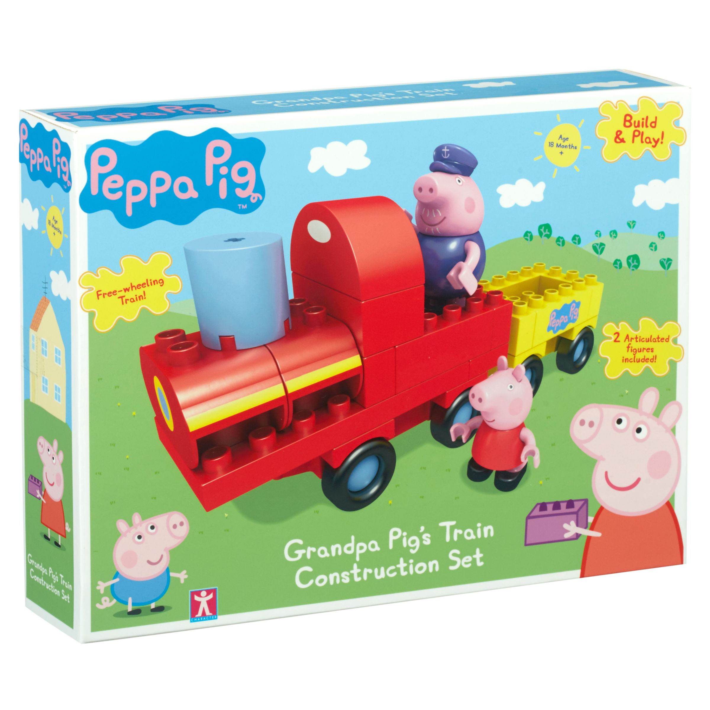 grandpa pig train and track set