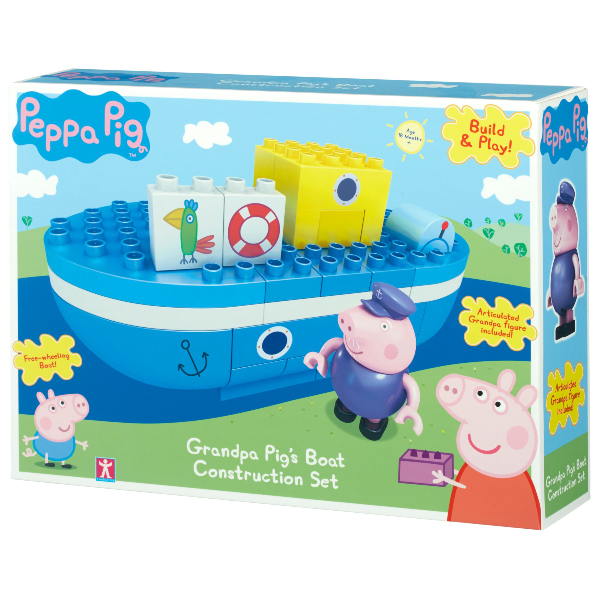 peppa pig grandpa's boat set