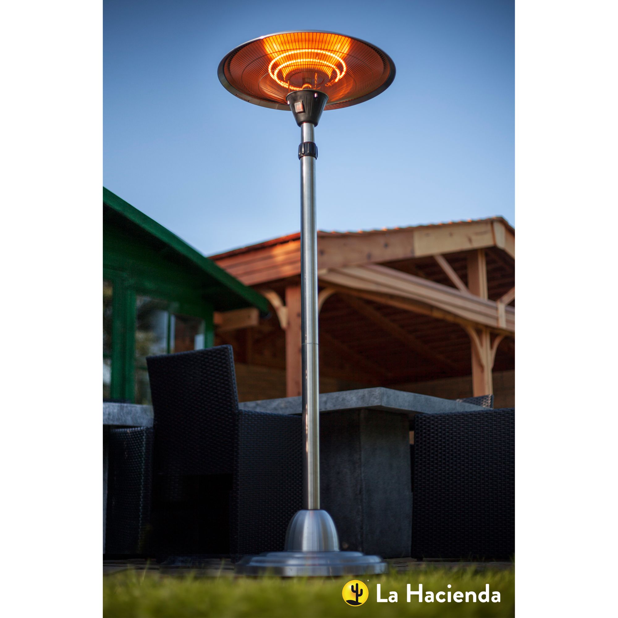 La Hacienda Free Standing Electric Patio Heater At John Lewis