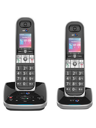 BT 8610 Digital Cordless Phone With Advanced Call Blocking & Answering Machine, Twin DECT
