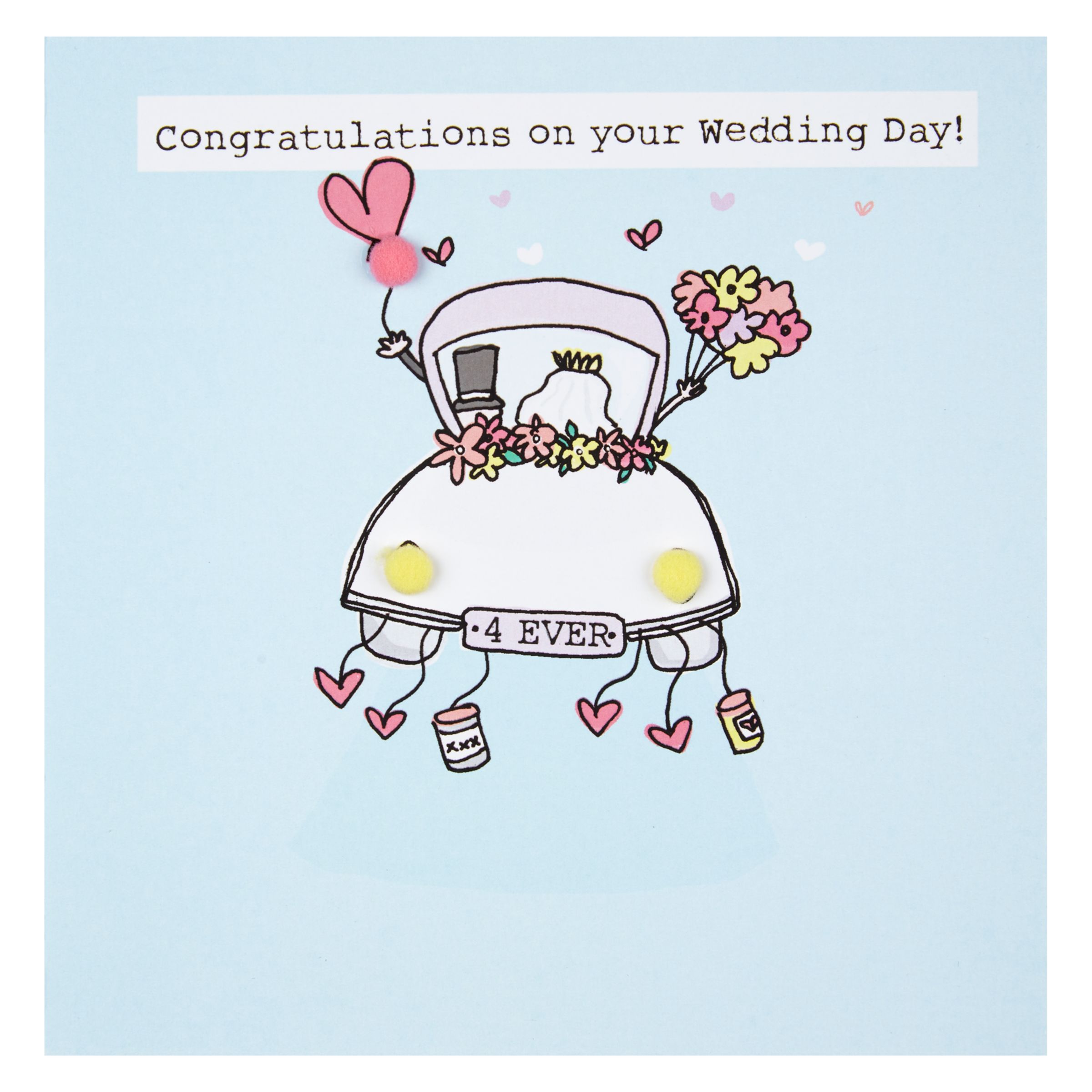 Saffron Cards And Gifts Congratulations On Your Wedding Day Card At John Lewis Partners