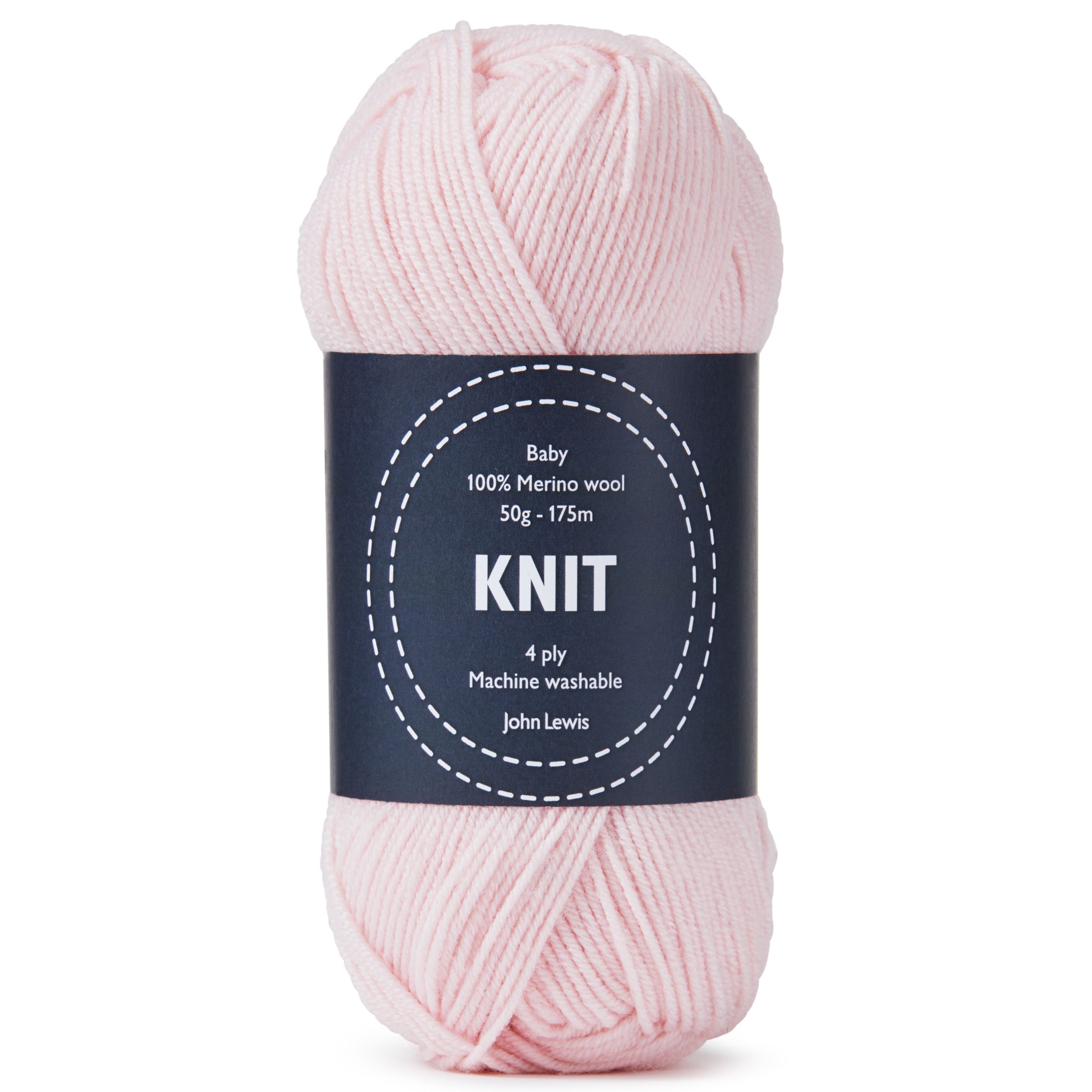 John Lewis & Partners Baby Merino Wool 4 Ply Yarn, 50g