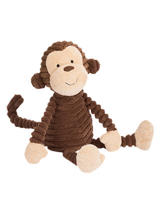 Jellycat Cordy Roy Monkey Soft Toy, One Size, Brown