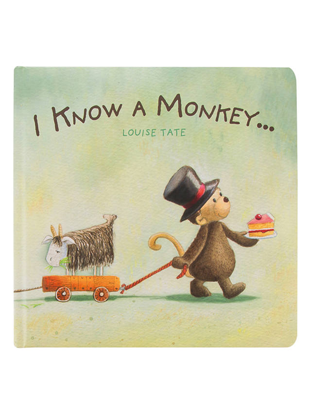 Jellycat I Know A Monkey Children's Book