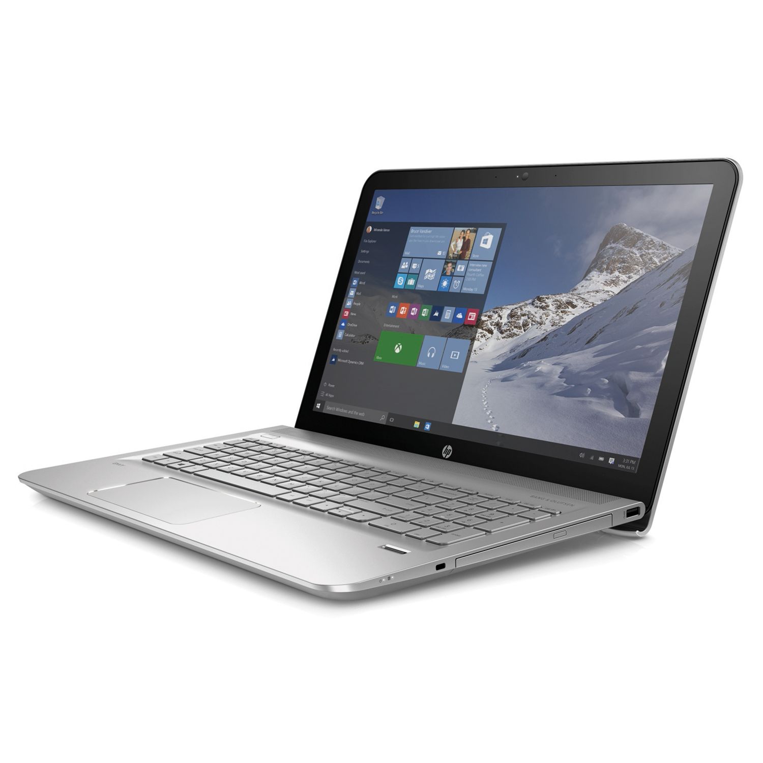 Buy HP Envy 15ae105na Laptop, Intel Core i7, 12GB RAM, 2TB, 15.6 Full HD, Natural Silver 