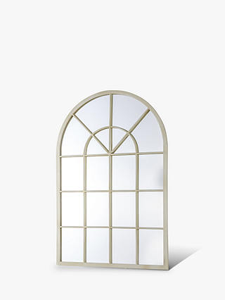 Arched Metal Frame Window Mirror, Small Arched Window Pane Mirror