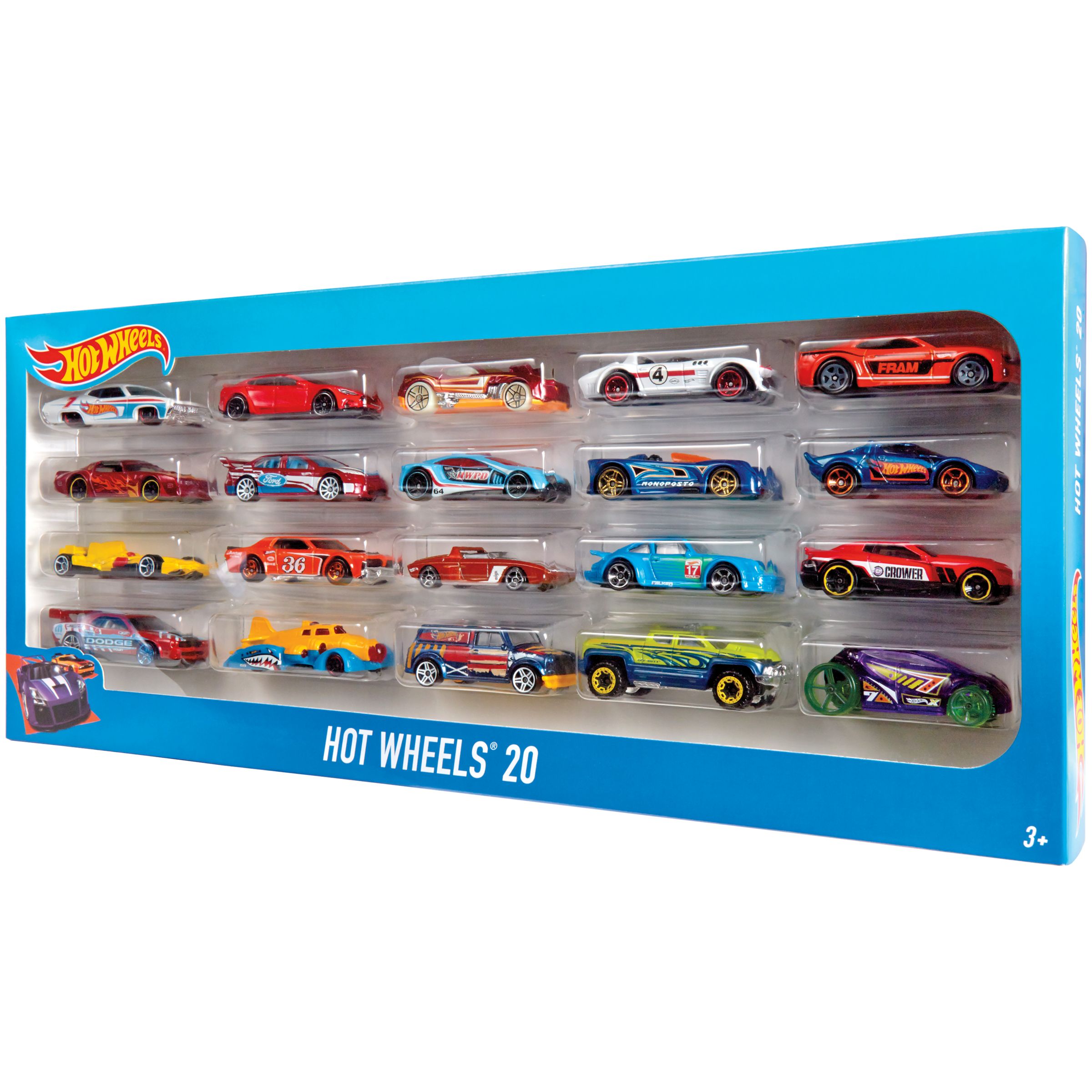 hot wheels pack of 20 cars