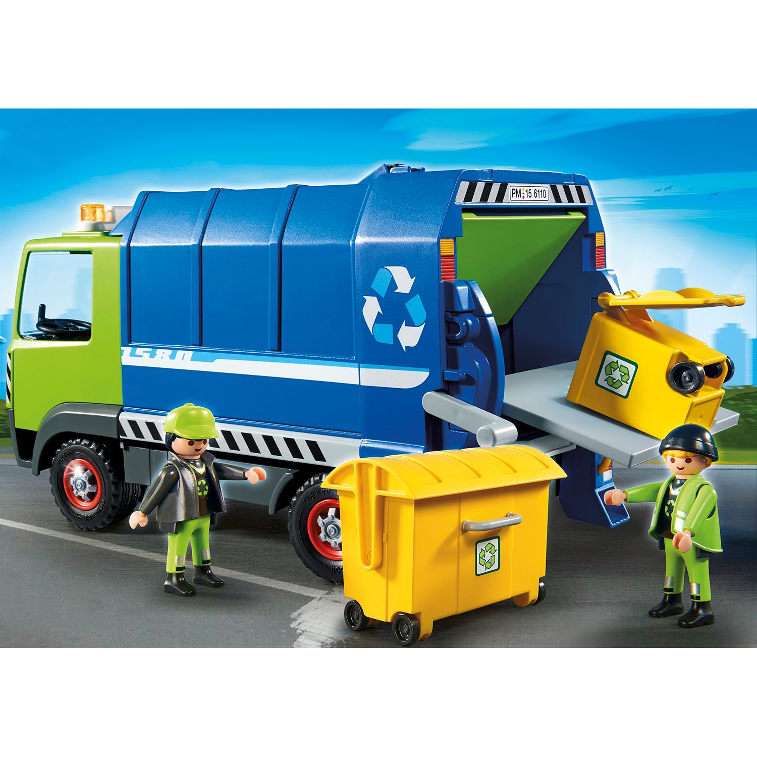 kanker Kennis maken machine Playmobil City Recycling Truck
