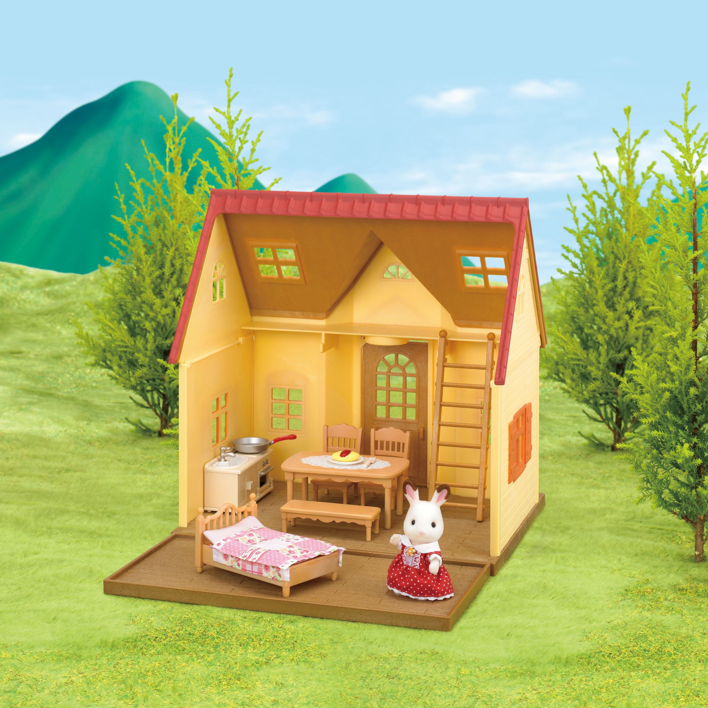 set cottage sylvanian