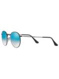 Ray-Ban RB3447 Round Sunglasses, Turquoise