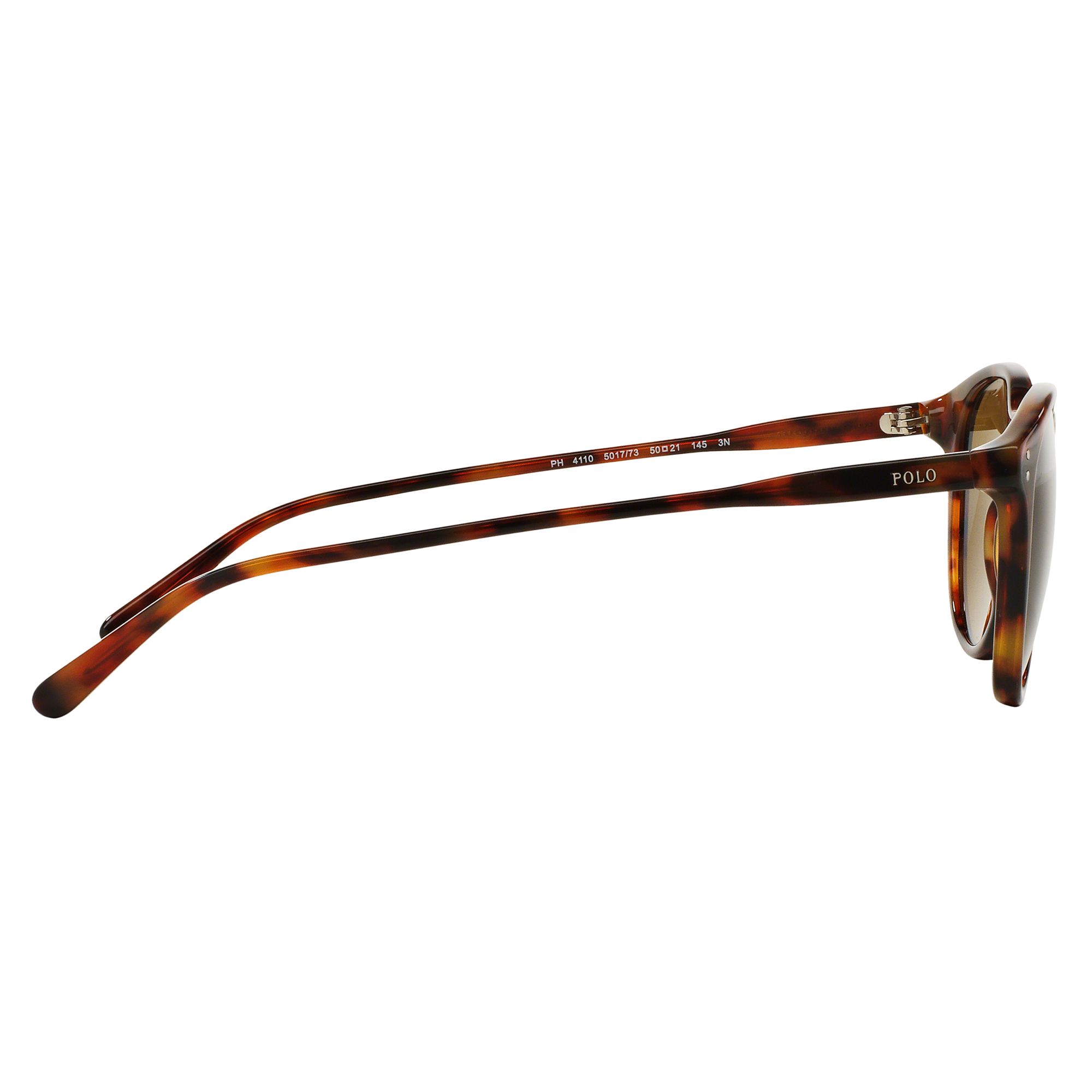 Polo Ralph Lauren PH4110 Men's Oval Sunglasses, Tortoise at John Lewis &  Partners