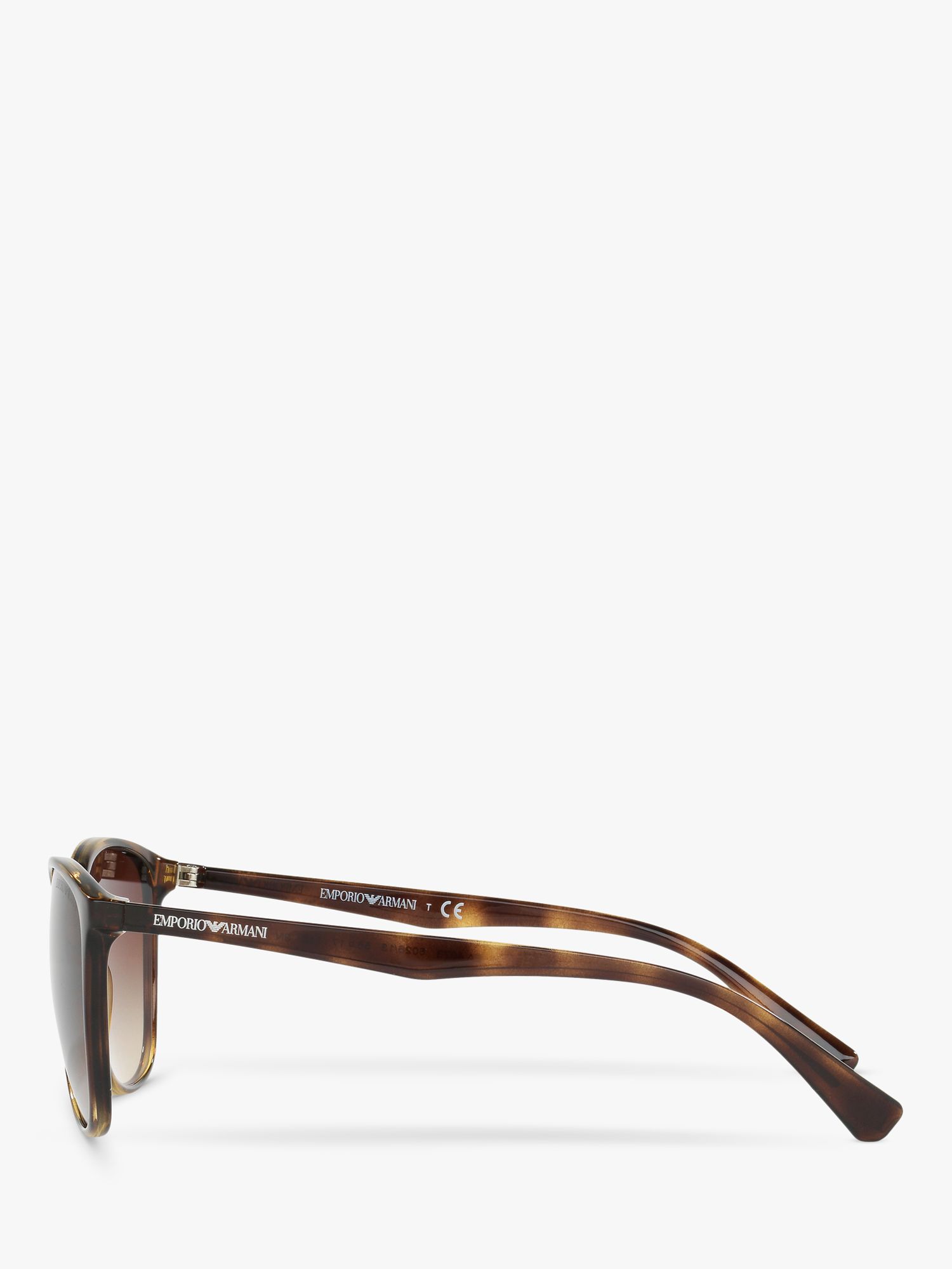 Emporio Armani Ea4073 Cats Eye Sunglasses Tortoisebrown Gradient At John Lewis And Partners 