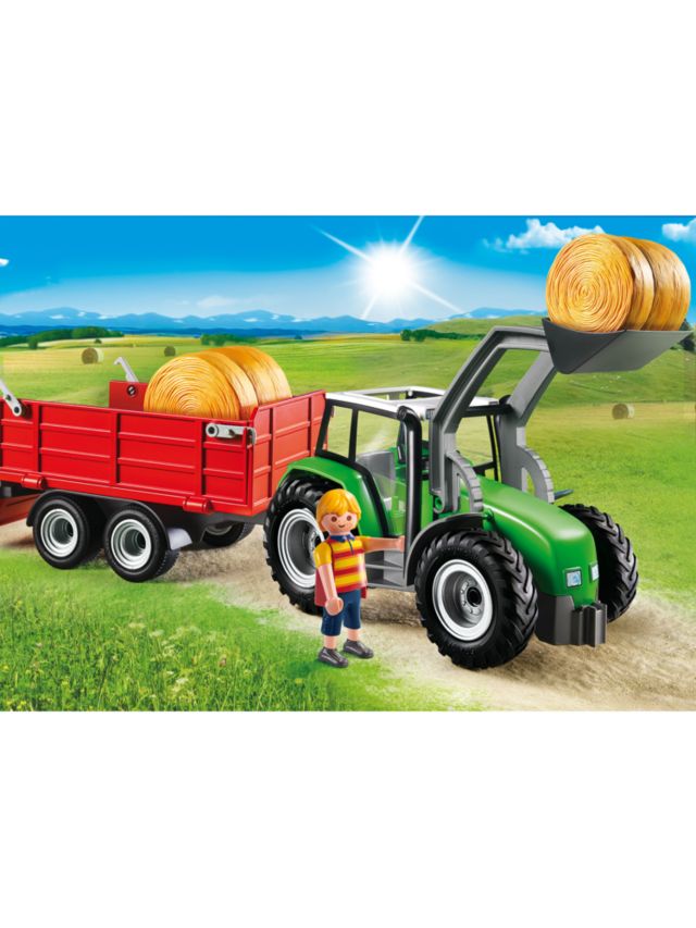  Playmobil Large Tractor with Accessories : Toys & Games