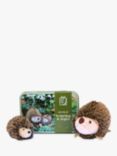 Apples to Pears Gift in a Tin Sew Me Up Hedgehog and Hoglet Craft Kit, Brown