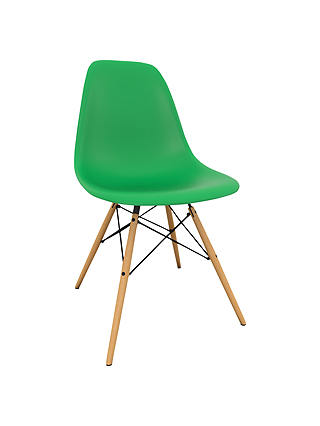Vitra Eames DSW Side Chair, Light Maple Leg